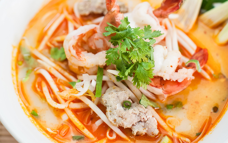 Enjoy this tasty, healthy and delicious Tom Yum and noodle soup recipe: Kim Phat Recipe of the Week